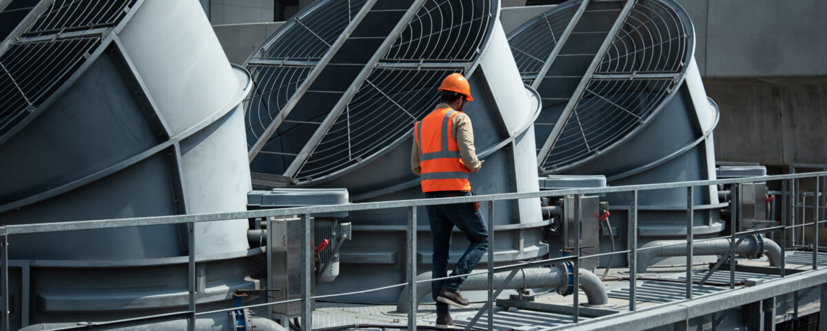 Cooling tower Screen Installation