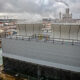 uneven water distribution cooling tower